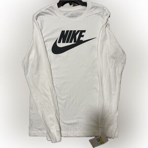 Nike White Long Sleeve Shirt